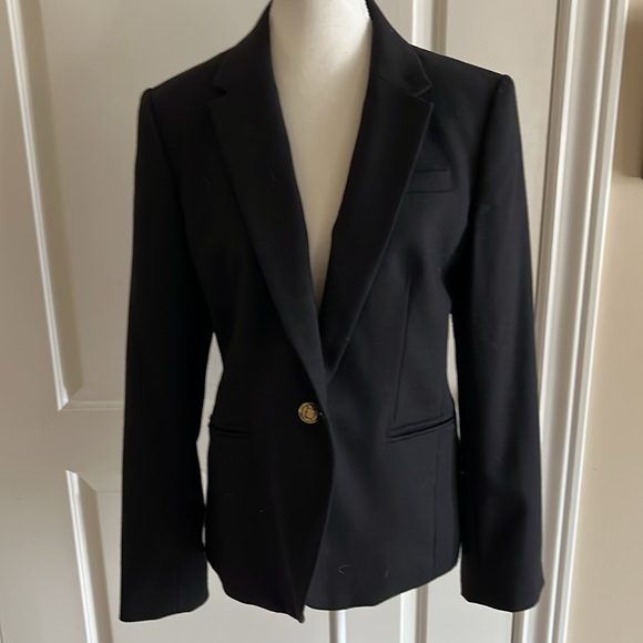 J. Crew wool blazer size 14 black - Picture 5 of 15